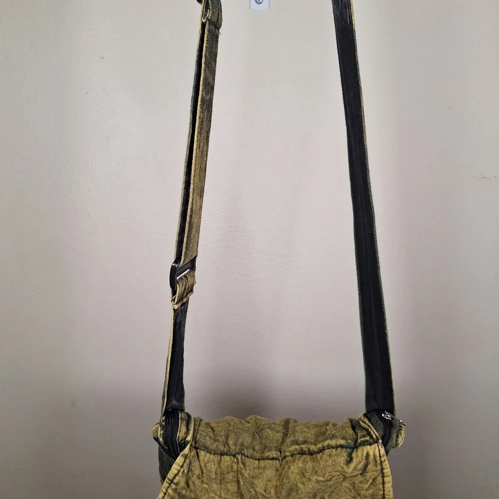 Festival Hobo Bag Hippie Stoner Boho Fairy Goblin Razor Cut Earth Tones